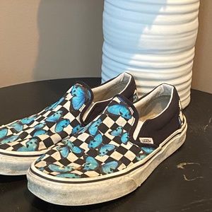Vans BUTTERFLY CHECKERBOARD CLASSIC SLIP-ON